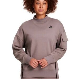 Reebok BLACK Sweatshirt with Sleeve Pocket